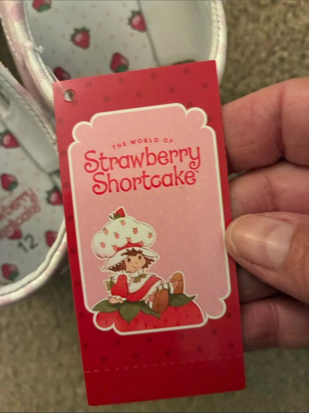 Strawberry Shortcake Velcro Sandals - Various Sizes